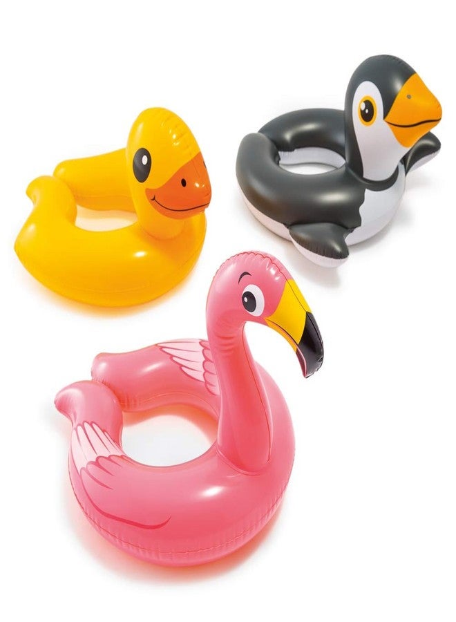VWretails Playful Animal Inflatable Swim Split Ring for Kids Swimming (Assorted Color and Design - Pack of 1) - Image 5